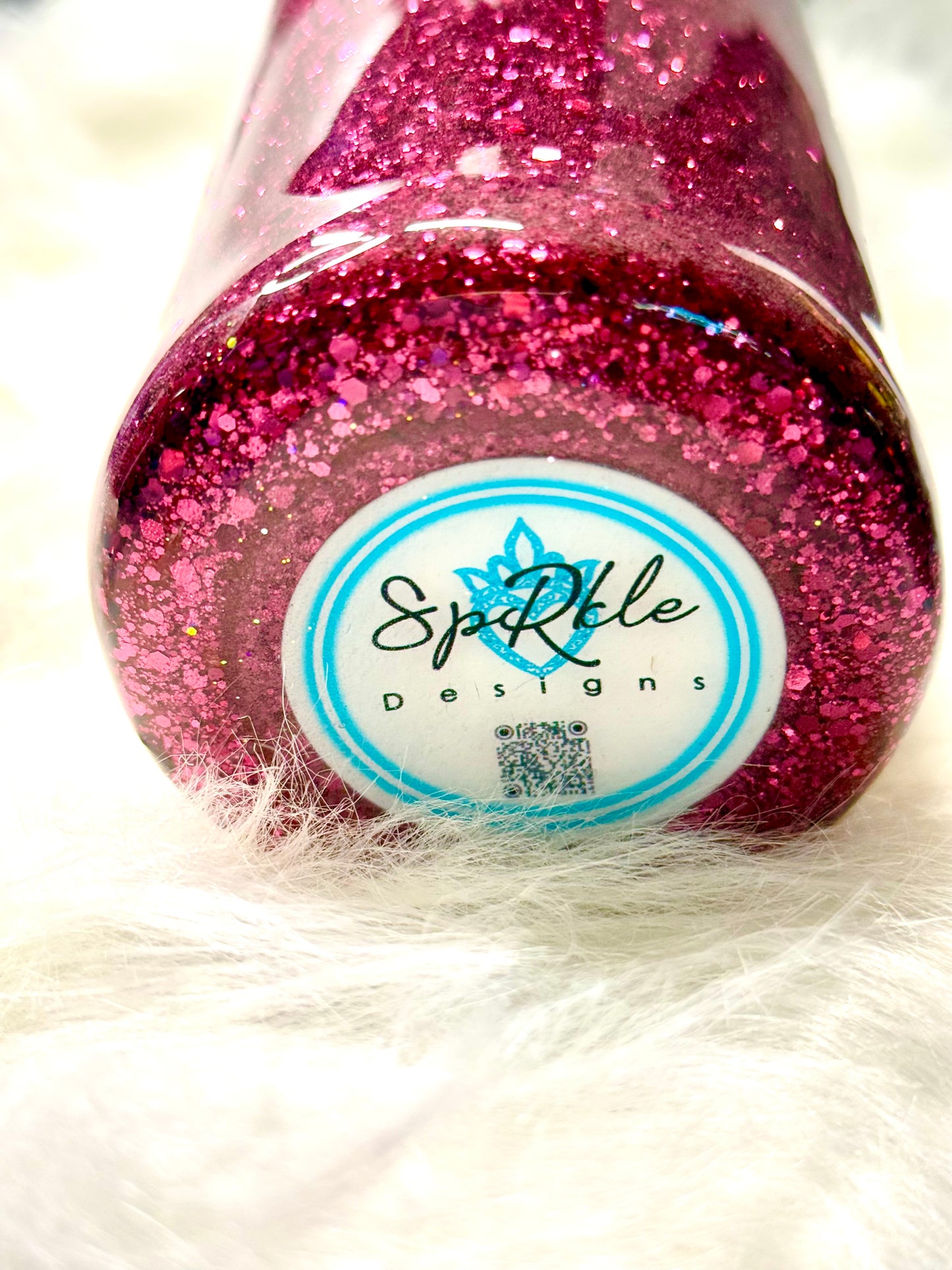 Ready to ship - chunky to fine glitter ombré KEEP GOING 20oz Duo (2lids)