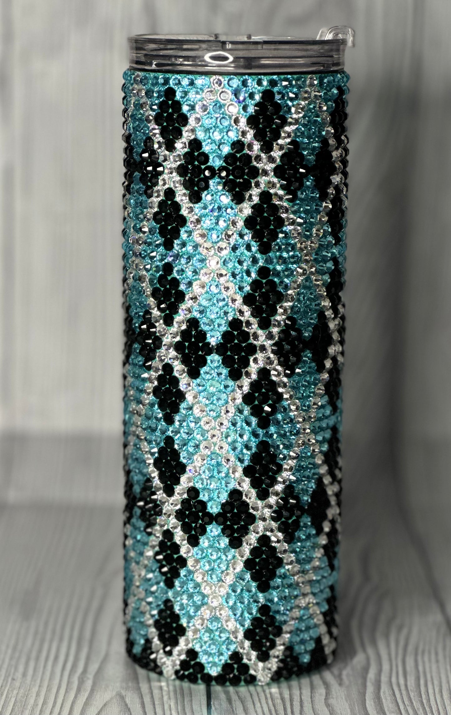 Aqua Marine Argyle Kit SS20 20oz stainless skinny straight