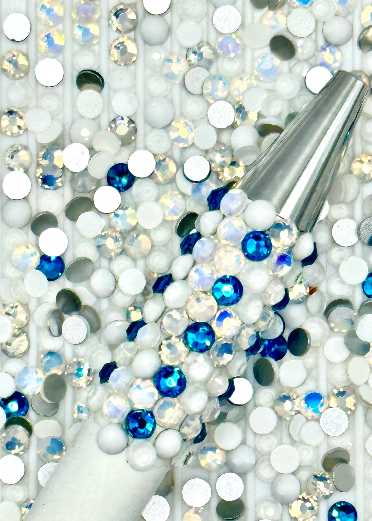 Mini Mix - Single Glass SS12 Rhinestone Mix STAINLESS STEEL Pen kit