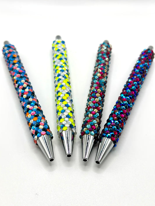 Mini Mix - Single Glass SS12 Rhinestone Mix STAINLESS STEEL Pen kit